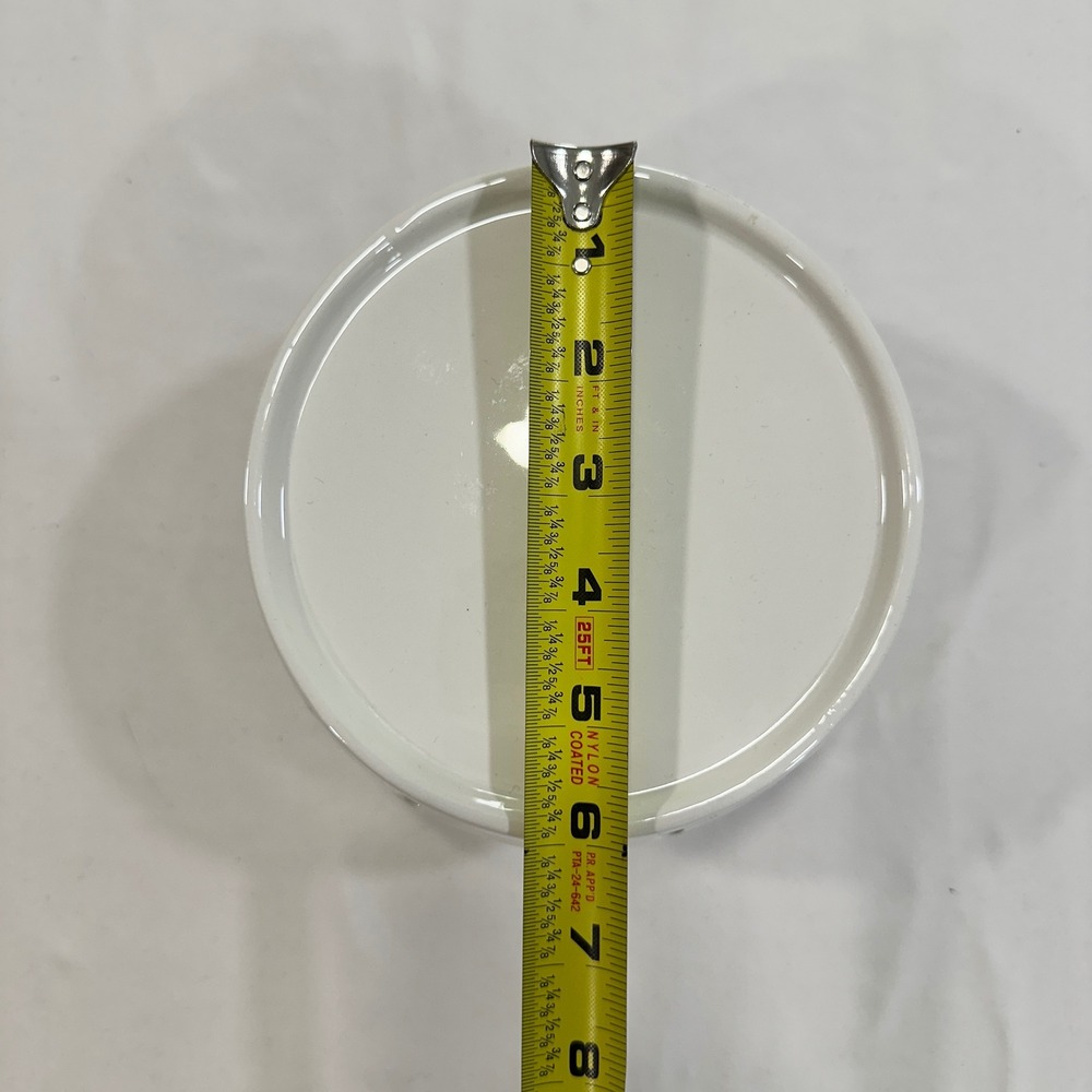 Harry & David Ceramic Mini Cake Stand White 6" Scalloped Eyelet | Cottagecore - Picture 5 of 7